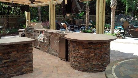 Outdoor Kitchen, Grill